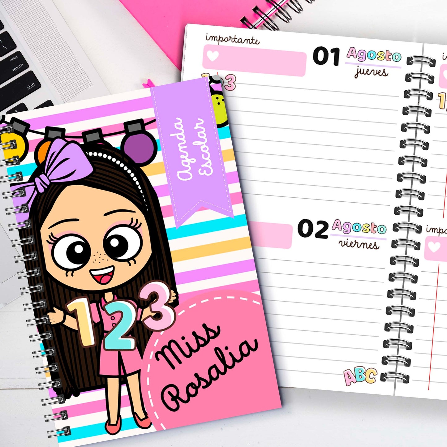 Agenda Escolar / School Year Planner/ Maestras / Estudiante