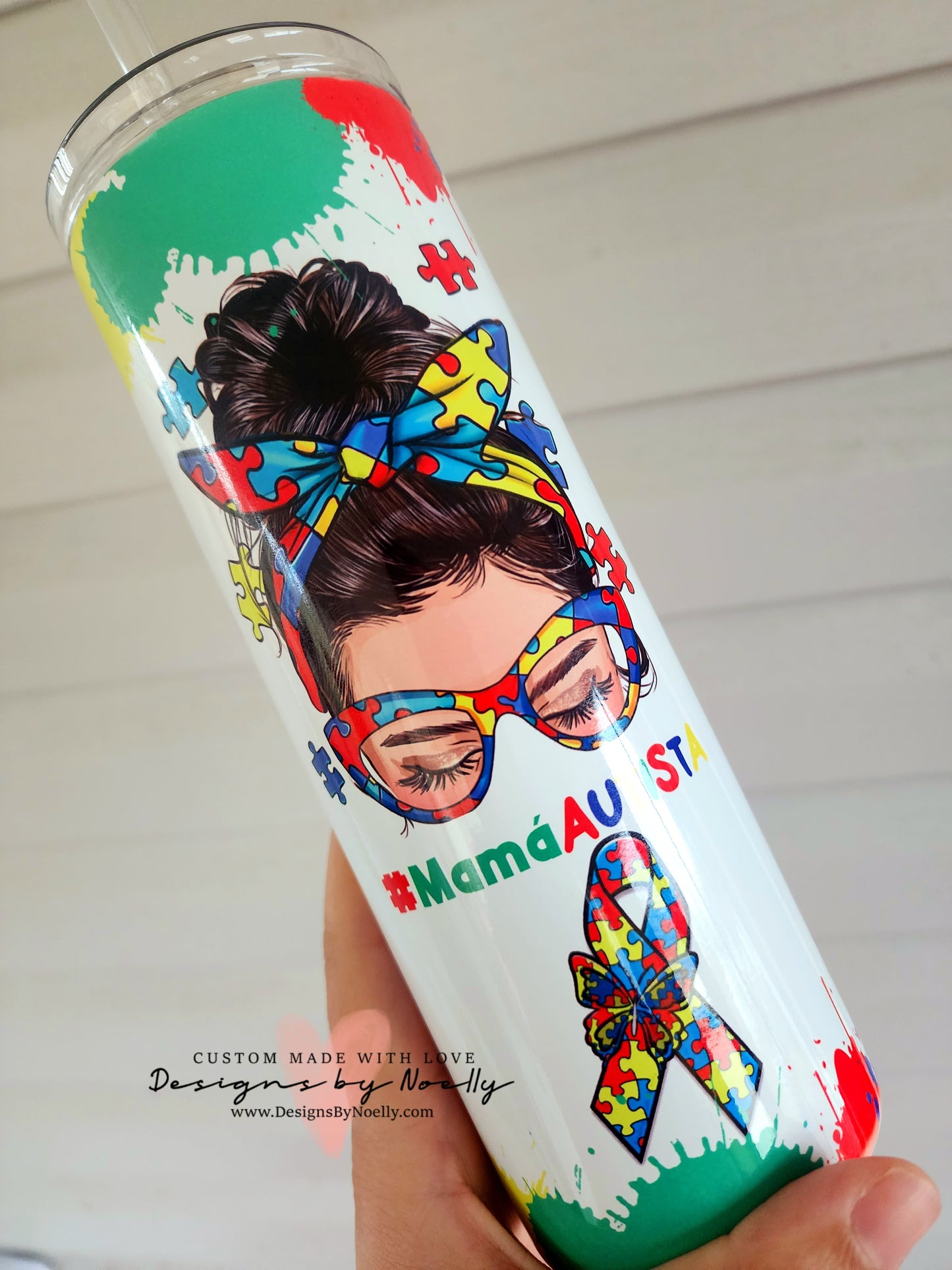 Mamá Autista 20 oz Tumbler